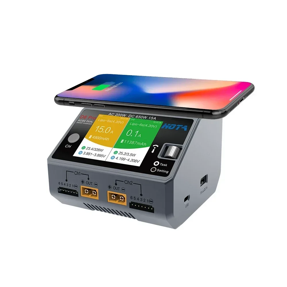 Caricabatterie Intelligente HO - Hota D6 Pro Dual Lipo Charger recensione e prezzo