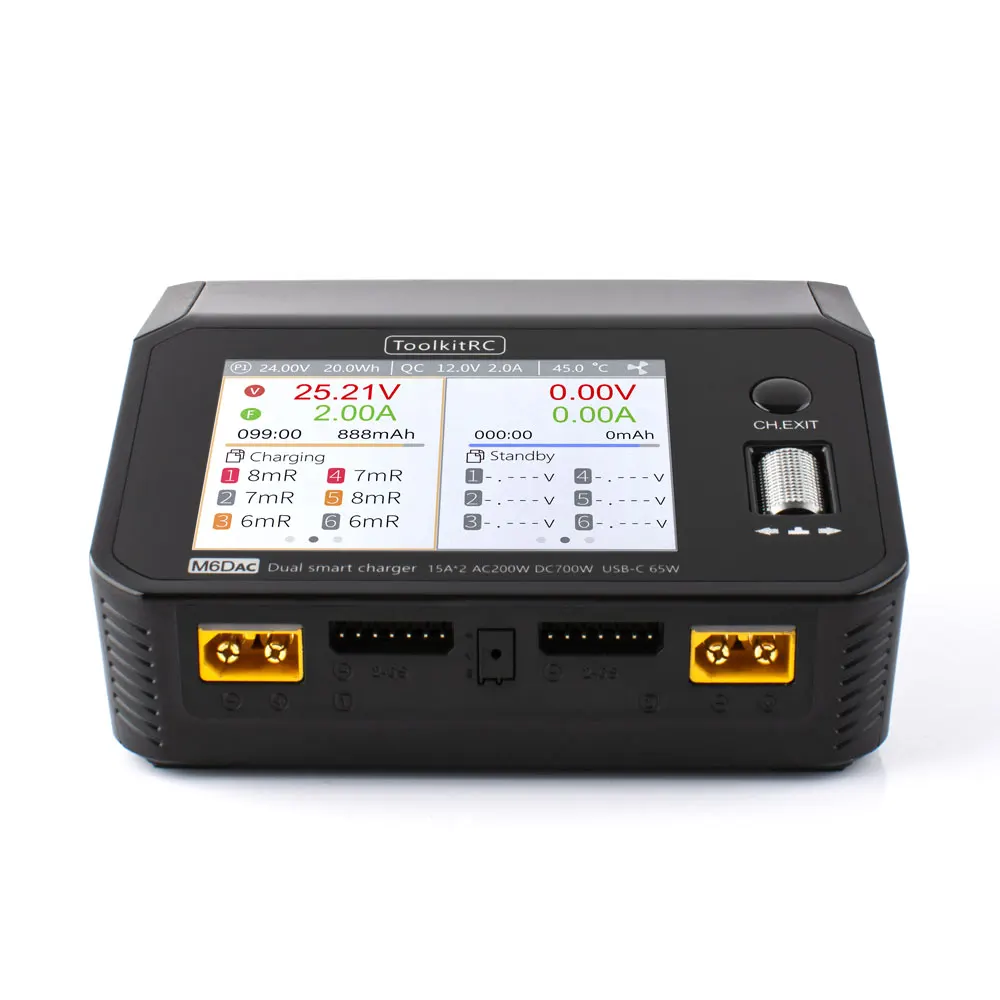 ToolkitRC M6DAC AC 200W DC 700 - Toolkitrc M6Dac Smart Charger recensione e prezzo